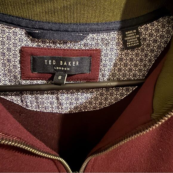 Ted Baker Half Zip Pullover with Breast Pocket - Picture 8 of 9